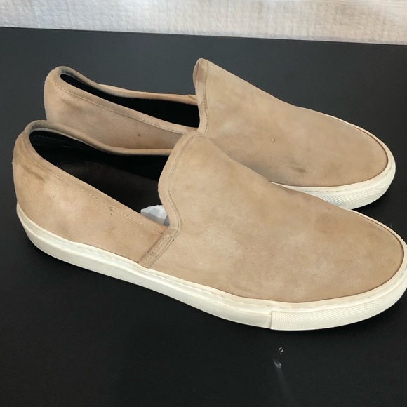 Jenni Kayne Suede Lounger Sneaker, tan, EUC - Picture 2 of 10